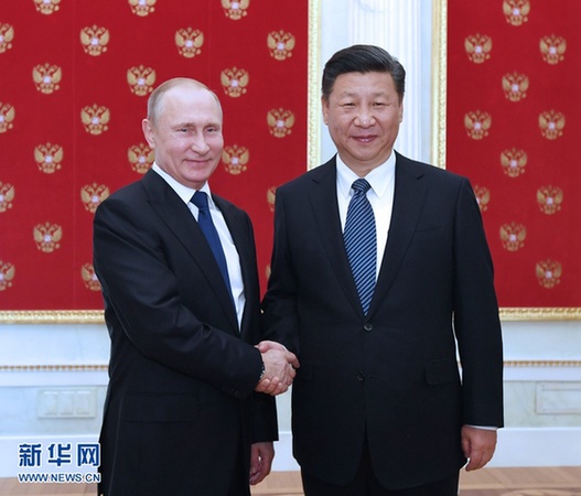 習近平国家主席とプーチン大統領が会談