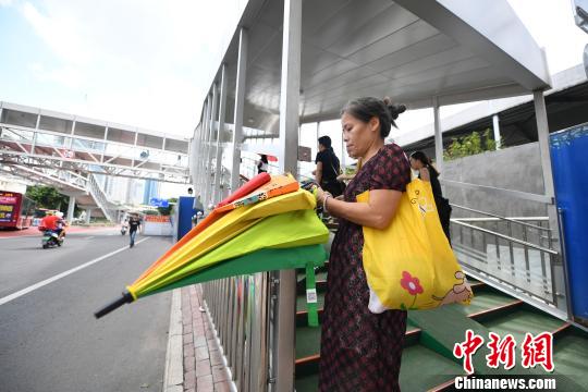 シェア傘が広西チワン族自治区南寧市に登場