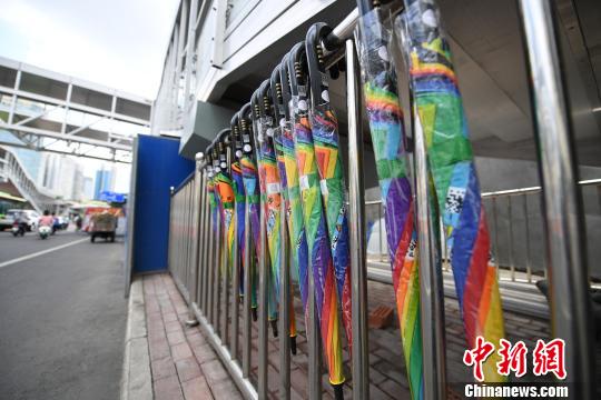 シェア傘が広西チワン族自治区南寧市に登場